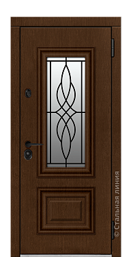 Входная дверь Леандро - вид снаружи Входная дверь Леандро (вид снаружи) - купить в Саратове