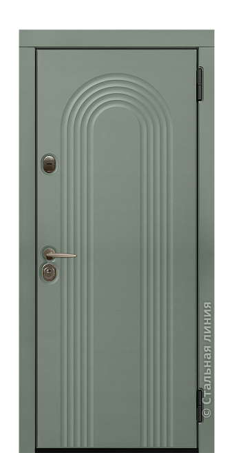 Входная дверь Рифлессо - вид снаружи Входная дверь Рифлессо (вид снаружи) - купить в Саратове